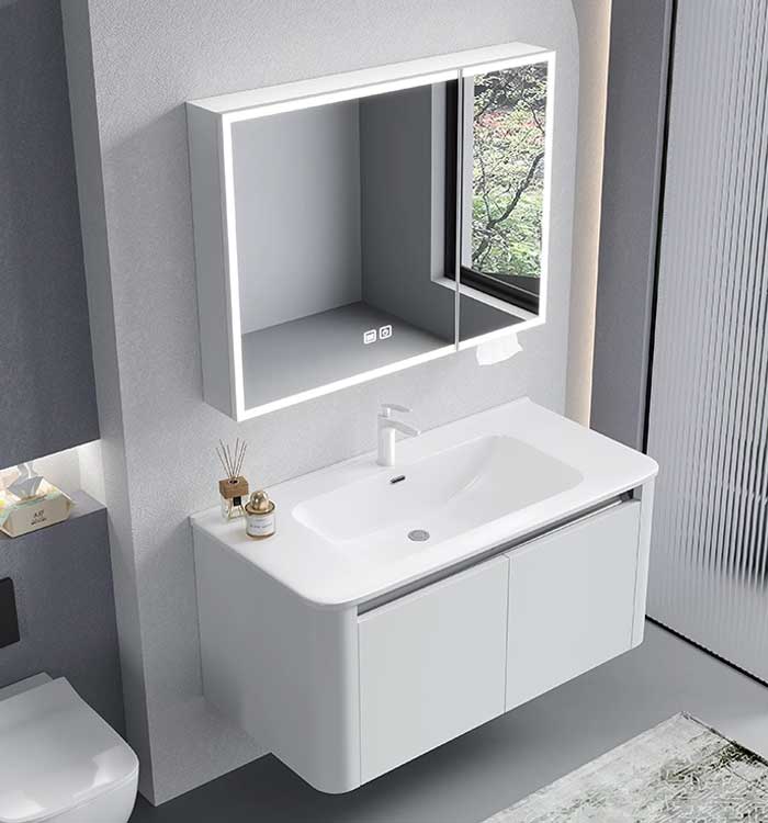 деревянный шкаф для ванной