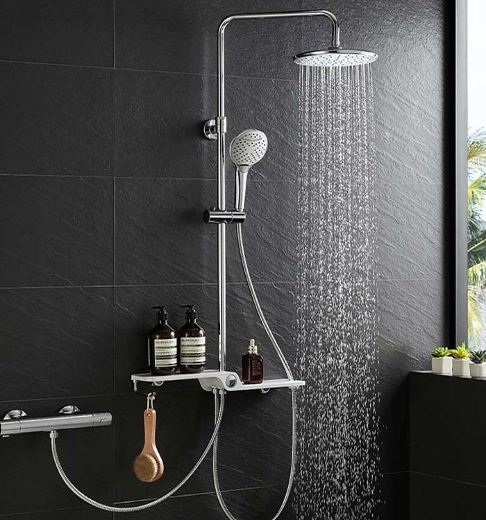 настенные душевые лейки